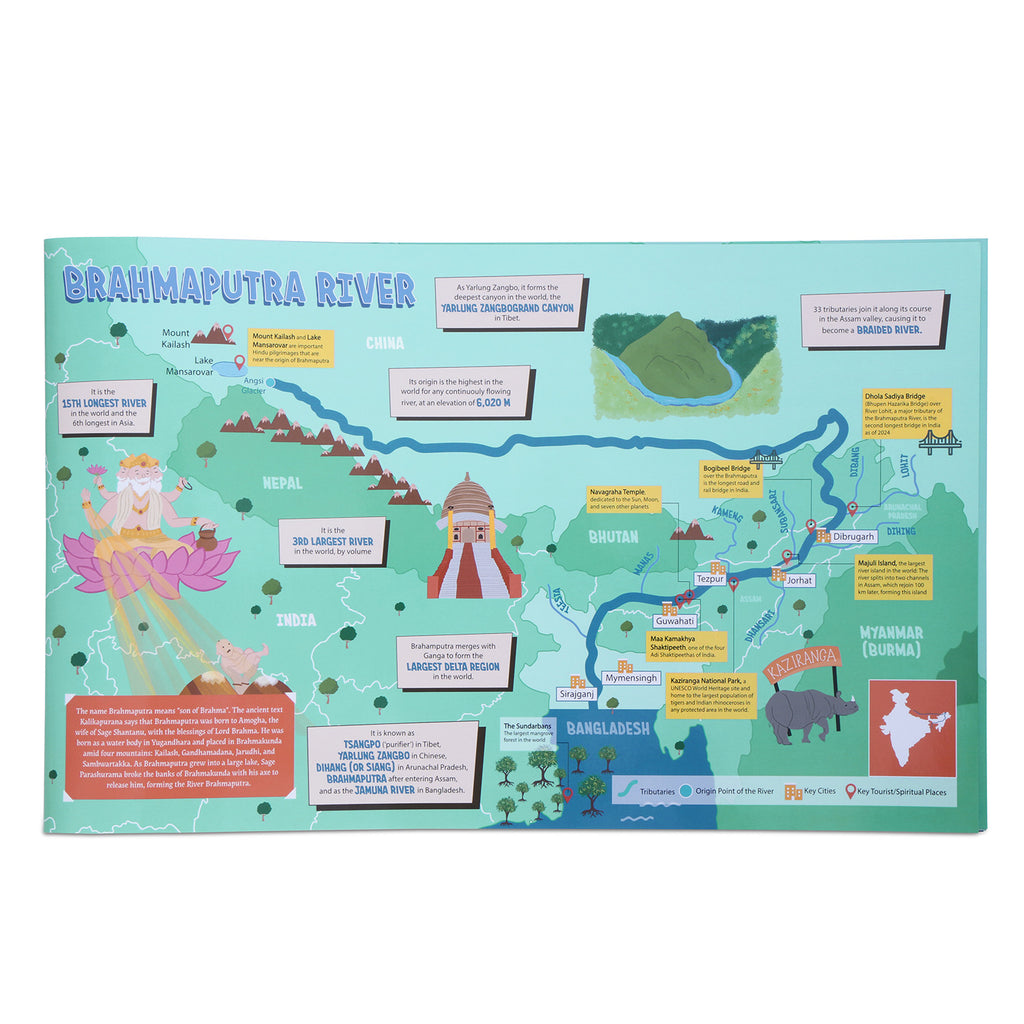 A Children's Guide to the Rivers of Bharat [Paperback]