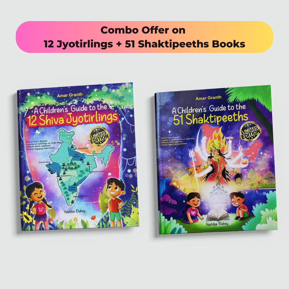 12 Jyotirlings + 51 Shaktipeeths combo hardcover set